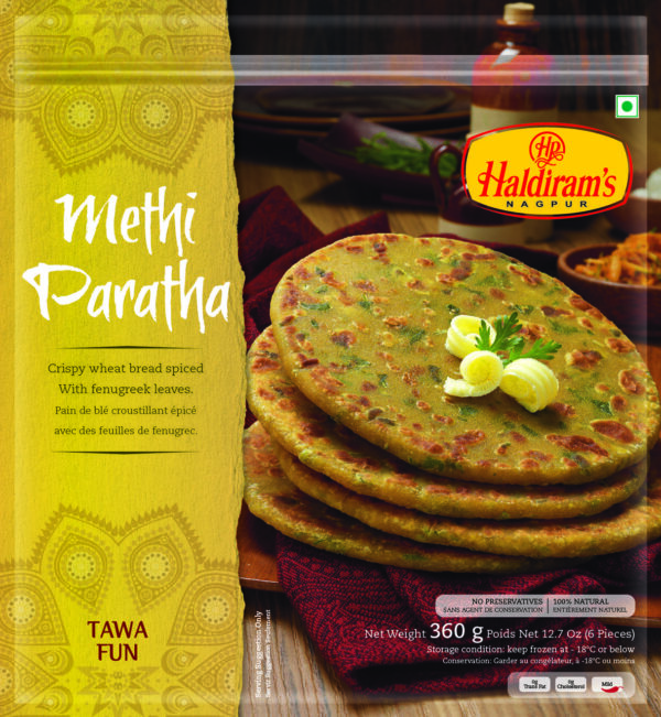 Frozen Methi Paratha