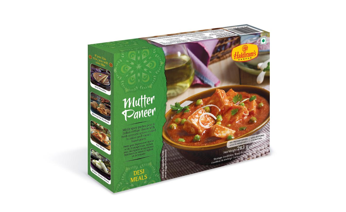 Buy Mutter Paneer | Frozen Food - Haldiram's Minute Khana